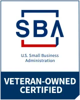 SBA-certified Veteran-Owned Small Business icon